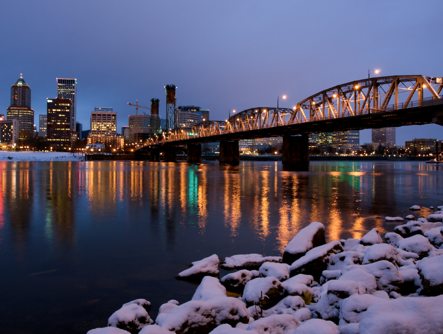 winter in Portland